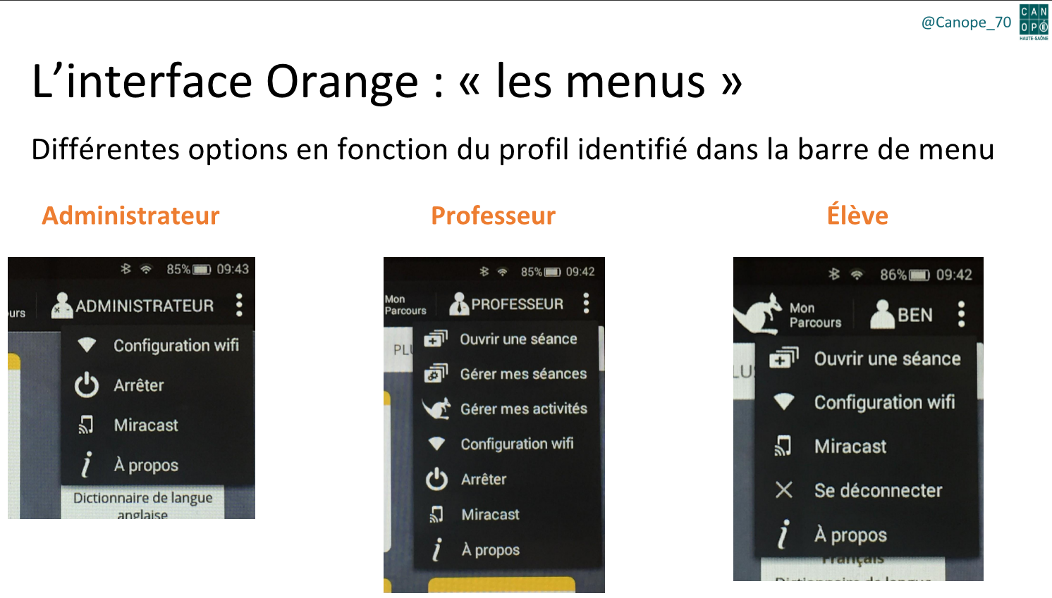 Mise en œuvre du matériel [Découverte de la classe numérique Orange et