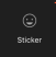 Bouton stickers